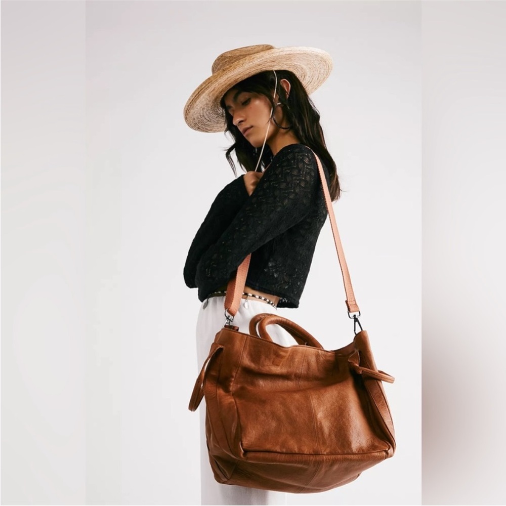 Free People Leslie Leather Tote - Picture 10 of 13